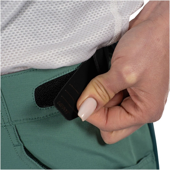 Spodenki rowerowe damskie LEATT Shorts MTB Trail 2.0 Women z wkładką lagoon