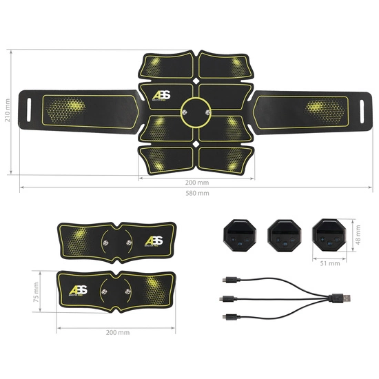 Elektrostymulator HMS ABS czarny