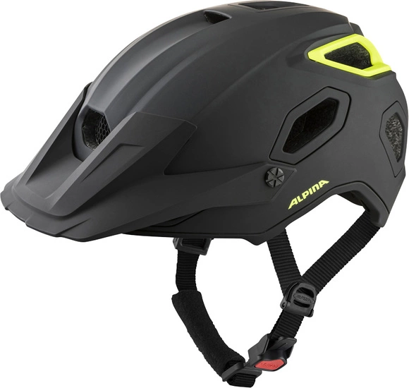 Kask rowerowy Alpina Comox black/fluo yellow