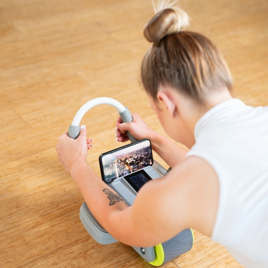 Koło do ćwiczeń mięśni brzucha HMS KA08 S szare