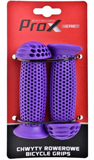 Gripy rowerowe dziecięce Prox GP-39B 110 mm purpurowe