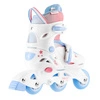 Łyżworolki dziecięce 3w1 NILS FUN NJ1190 XS biało / niebieskie