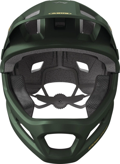 Kask rowerowy dziecięcy fullface ABUS YouDrop FF S moss green