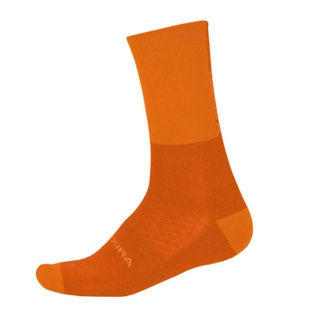 Skarpety rowerowe Endura Baa Baa Merino Winter Orange