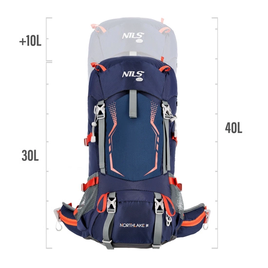 Plecak turystyczny NILS CAMP NC1993 granatowy northlake 30L + 10L
