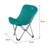 Krzesło turystyczne składane NILS CAMP NC3051 zielone