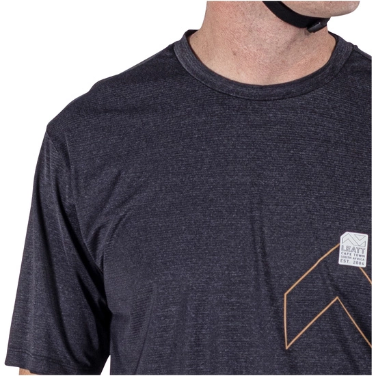 Koszulka rowerowa LEATT Jersey MTB Trail 1.0 X-Flow black