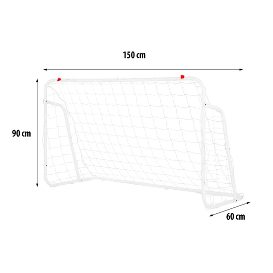 Bramka piłkarska z siatką NILS BR8150