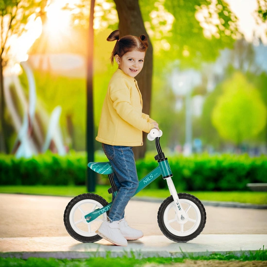 Rowerek dziecięcy biegowy 10" NILS FUN RB134 zielony