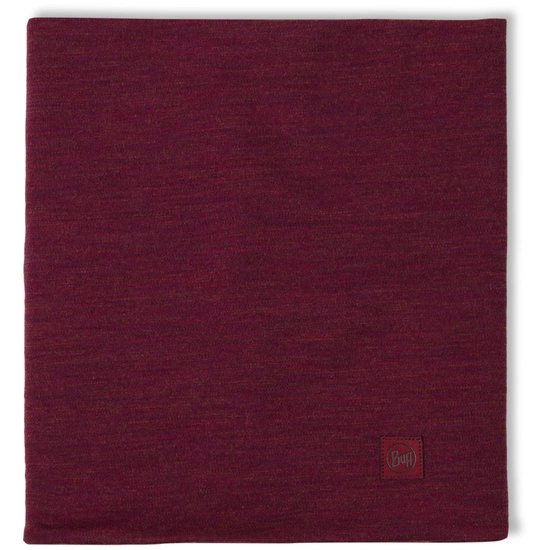 Bandana BUFF Heavyweight Merino Wool Neckwarmer Solid Tibetan Red