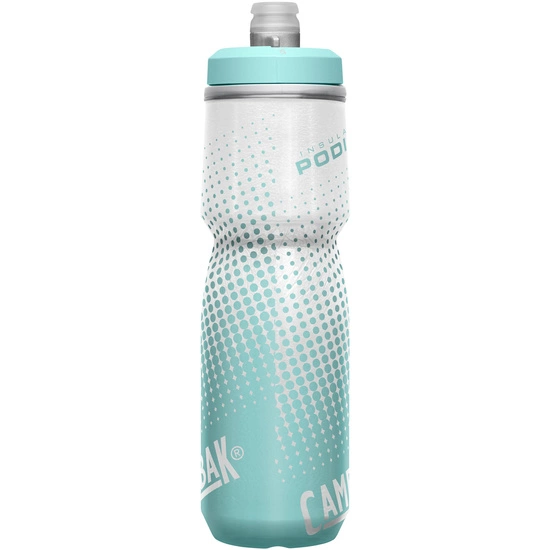 Bidon rowerowy termiczny Camelbak Podium Chill 710 ml biały/turkusowy