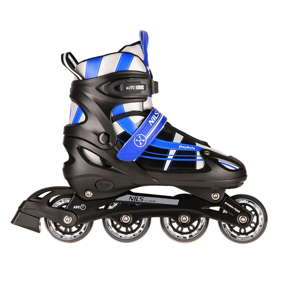 Łyżworolki dziecięce / młodzieżowe 2w1 NILS EXTREME NH18366A granatowe