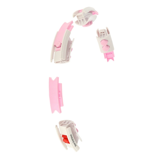 Hula hop z piłką grawitacyjną, licznikiem i pasem HMS HHW06 pink