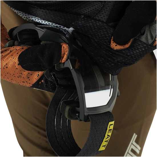 Koszulka rowerowa dziecięca LEATT Jersey MTB Gravity 4.0 Junior rust