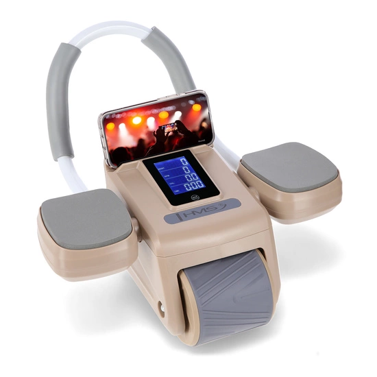 Koło do ćwiczeń mięśni brzucha HMS KA08 S brązowe