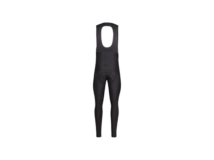 Spodnie rowerowe męskie zimowe z szelkami Rapha Core z wkładką Black