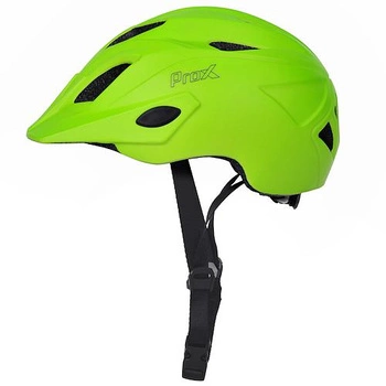 Kask rowerowy dziecięcy Prox Flash Led zielony