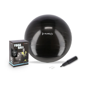 Piłka gimnastyczna HMS YB01 75 cm czarna