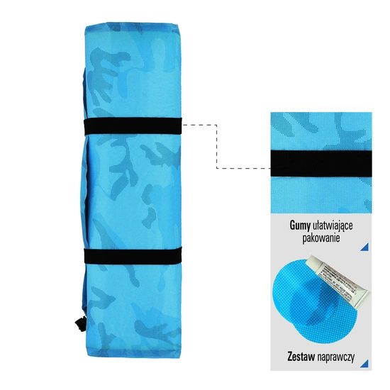 Mata samopompująca NILS CAMP NC4062 niebieska