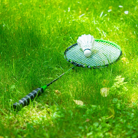 Rakieta do badmintona z pokrowcem NILS NR205 zielona
