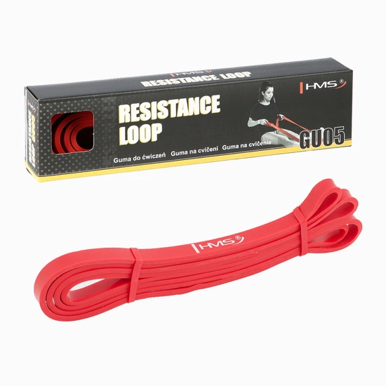 Guma do ćwiczeń HMS GU05 czerwona
