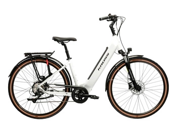 Rower elektryczny trekkingowy Kross Trans Hybrid 1.0 522 Wh 2025 perła