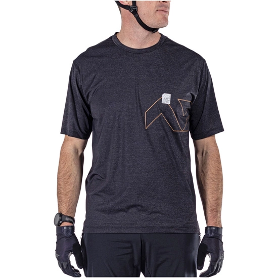 Koszulka rowerowa LEATT Jersey MTB Trail 1.0 X-Flow black