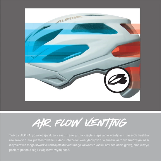 Kask rowerowy dziecięcy Alpina Carapax JR grey/blue