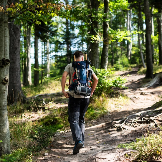 Plecak turystyczny NILS CAMP NC1993 granatowy northlake 30L + 10L