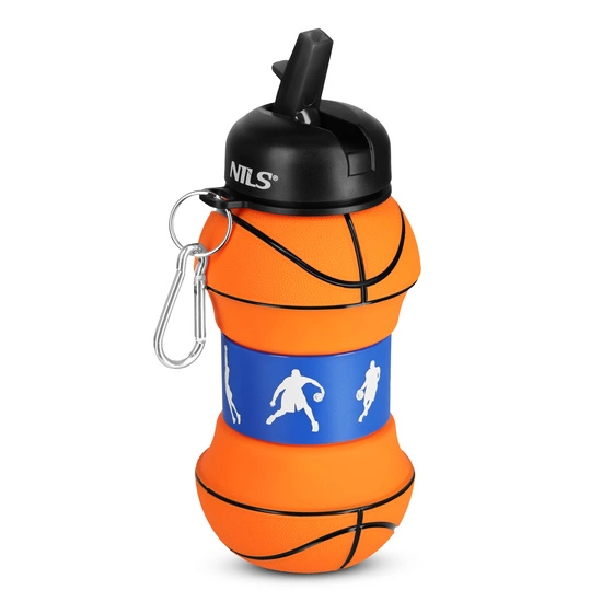 Butelka sportowa składana NILS NC4104 550 ml basketball