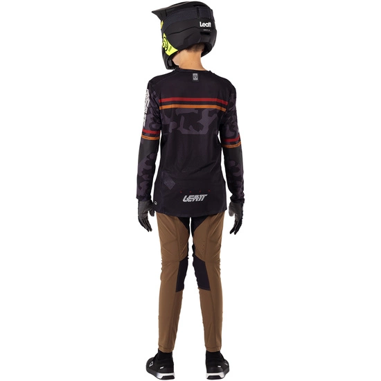 Koszulka rowerowa dziecięca LEATT Jersey MTB Gravity 4.0 Junior black