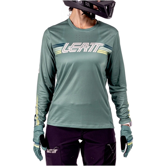 Koszulka rowerowa damska LEATT Jersey MTB Enduro 4.0 Women lagoon