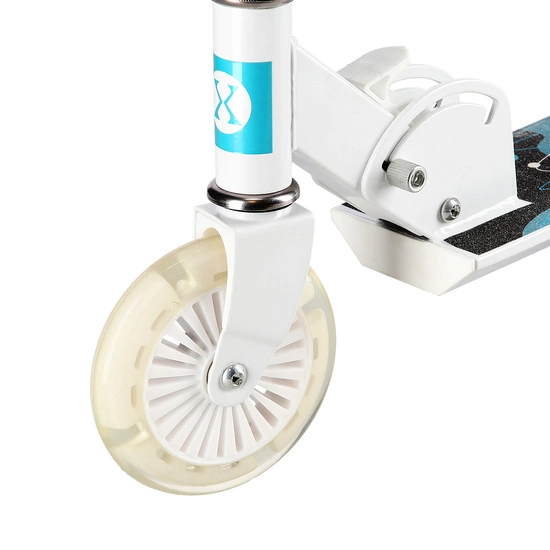 Hulajnoga miejska NILS EXTREME HD505 LED biały / miętowy