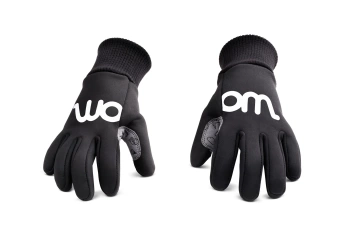 Rękawiczki ocieplane rowerowe dziecięce woom WARM Tens black