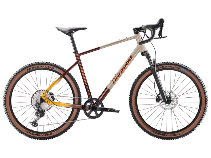 Rower gravel Diamant 140 27.5" 2026 mokkalatte duotone