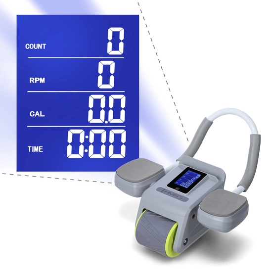 Koło do ćwiczeń mięśni brzucha HMS KA08 S szare