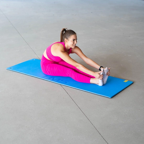 Mata fitness klubowa z otworami HMS PREMIUM MFK03 niebiesko - czarna