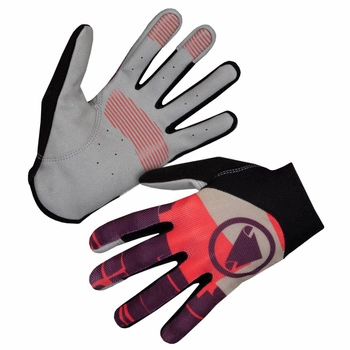 Rękawiczki rowerowe Endura Hummvee Lite Icon Red/Black/Grey