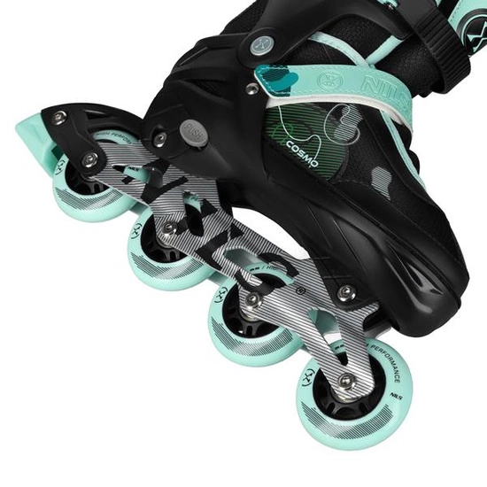 Rolki rekreacyjne NILS EXTREME NA13808 Cosmo zielony/czarny