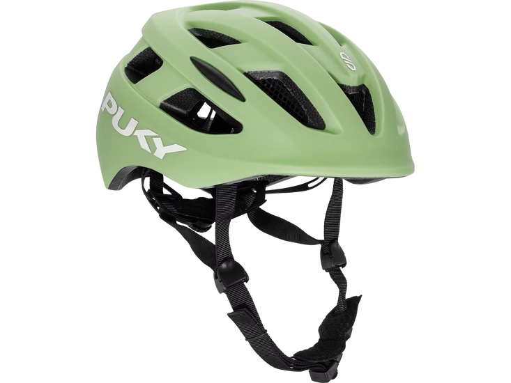 Kask rowerowy dziecięcy Puky retro green