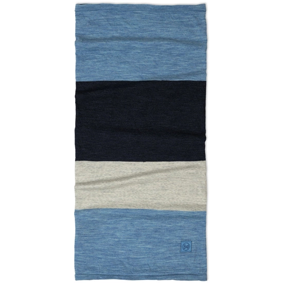 Bandana BUFF Merino Move Block Lake Blue