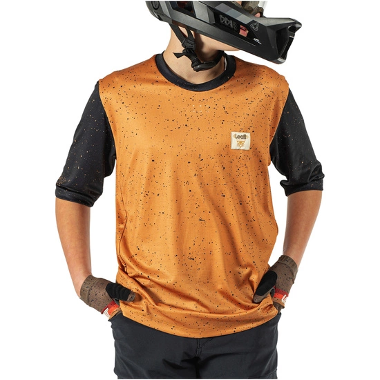 Koszulka rowerowa dziecięca LEATT Jersey MTB Enduro 3.0 Junior rust