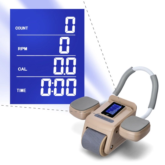 Koło do ćwiczeń mięśni brzucha HMS KA08 S brązowe