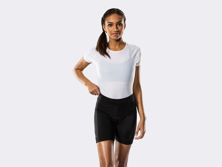 Spodenki rowerowe damskie Bontrager Vella z wkładką Black