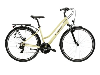 Rower trekkingowy Kross Trans 1.0 2025 beżowy