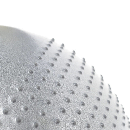 Piłka gimnastyczna masująca HMS YB03 65 cm jasnoszara