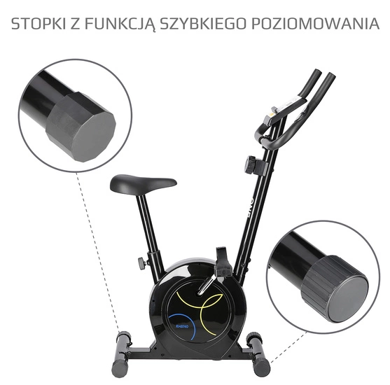 Rower magnetyczny ONE FITNESS RM8740 czarny