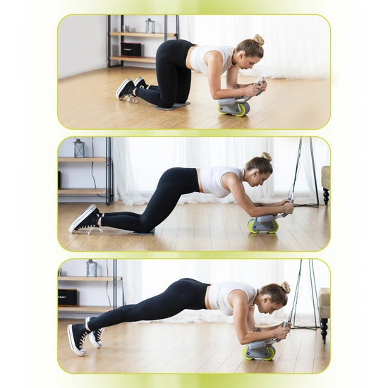 Koło do ćwiczeń mięśni brzucha HMS KA08 S szare