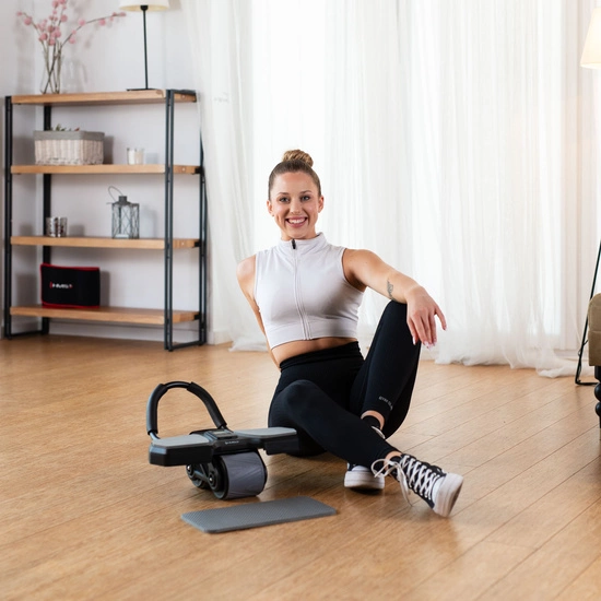 Koło do ćwiczeń mięśni brzucha HMS KA10 S czarne