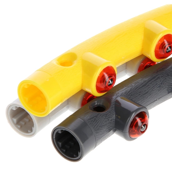 Hula hop masujący z magnesami HMS HHP005 85cm szary / żółty